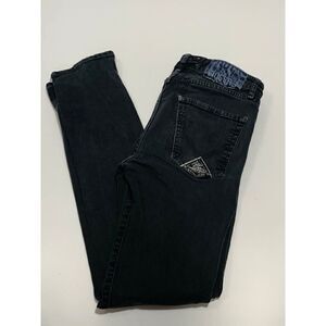 Roy Roger's Women's Superior Black Denim Slim Fit Jeans Size 30